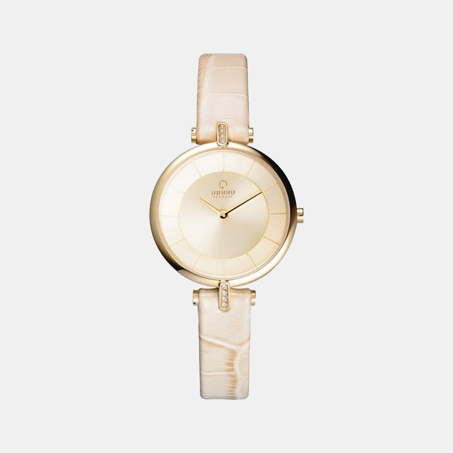 Obaku Round Pink Analog watch