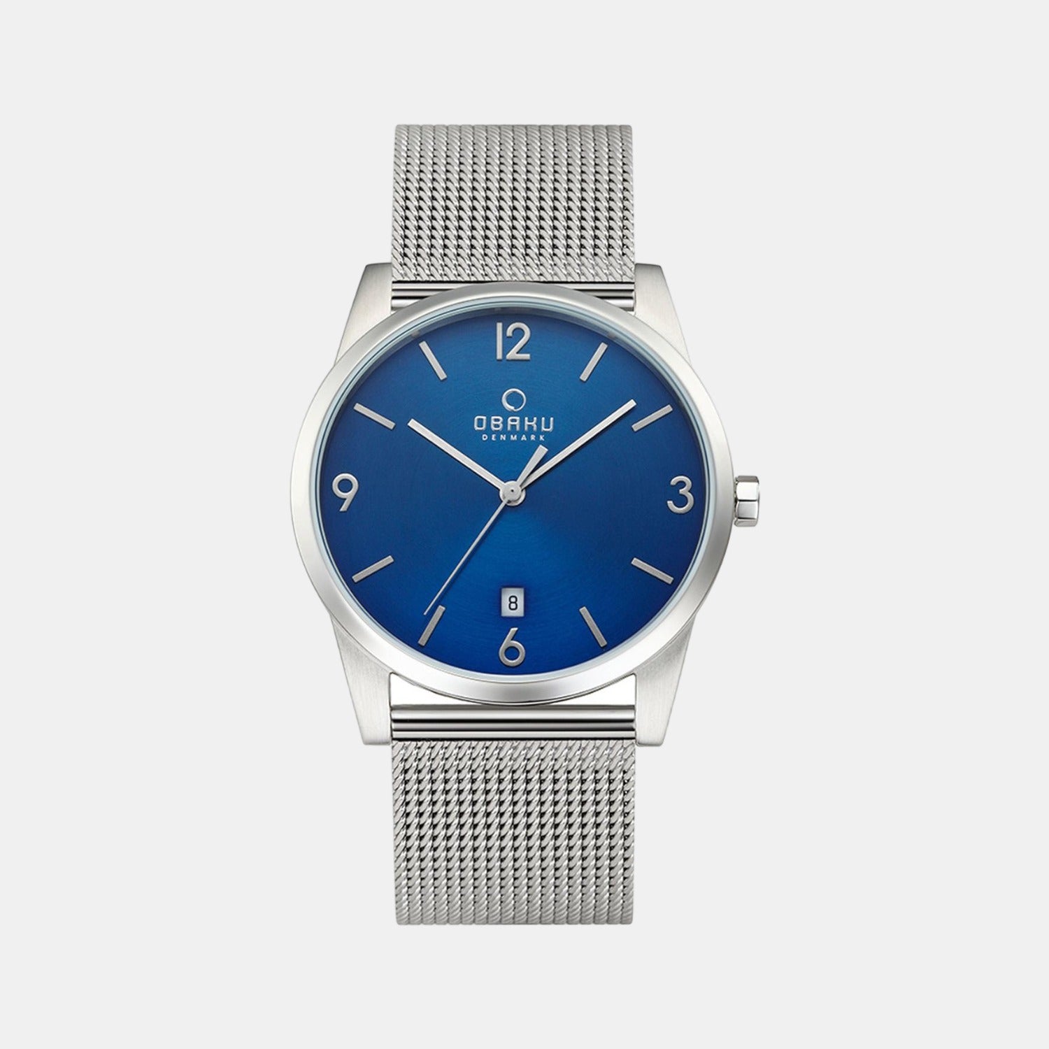 Obaku Round Blue Analog watch