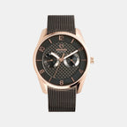 Obaku Round Black Analog watch