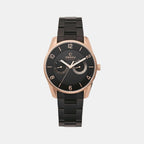 Obaku Round Brown Analog watch