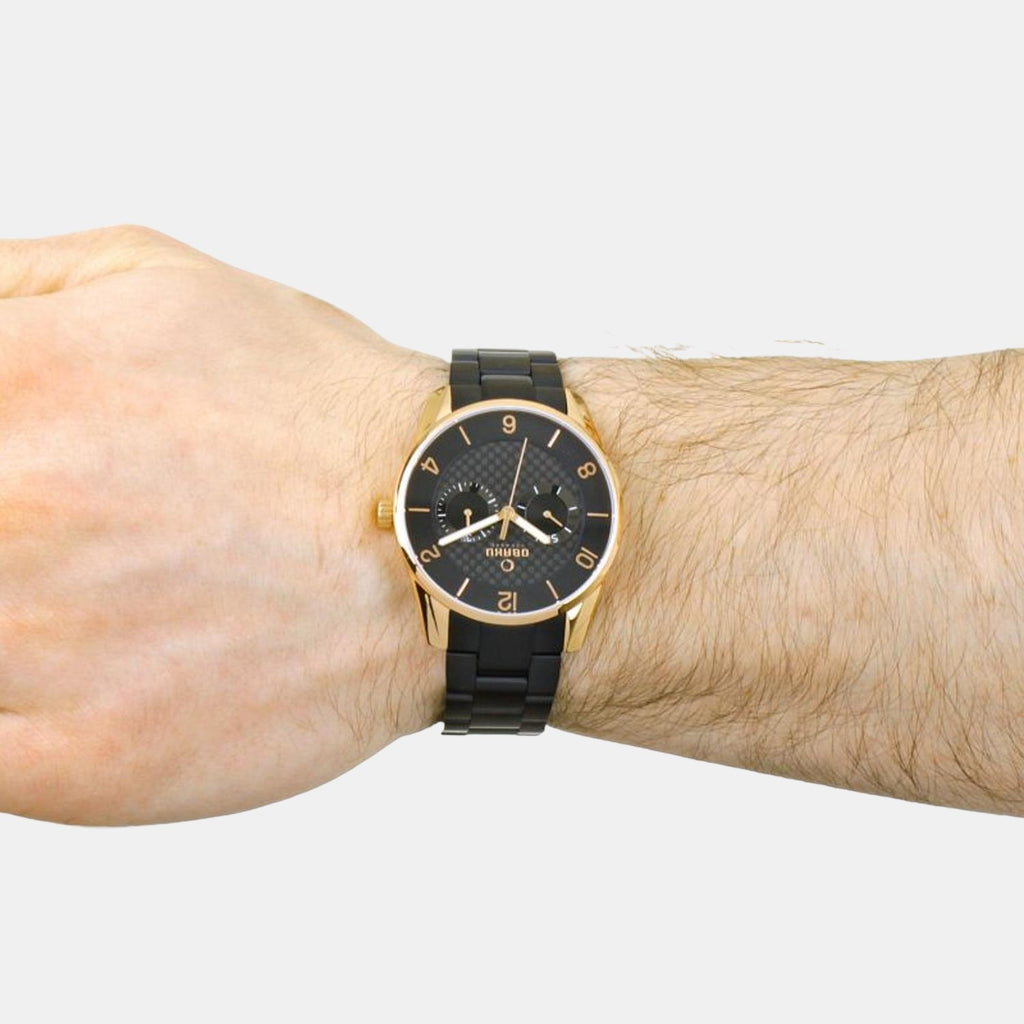 Obaku Stainless Steel Brown watch