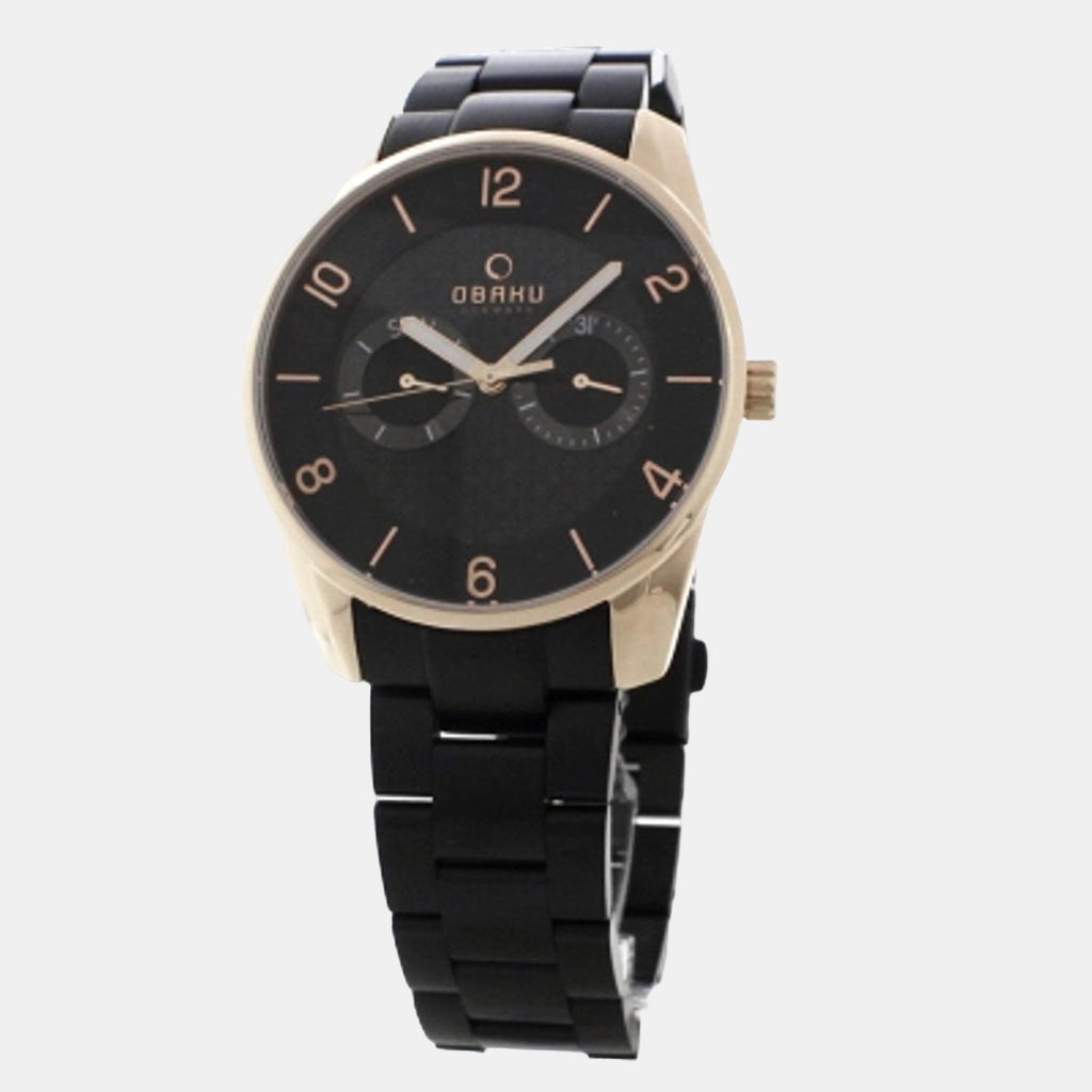 Obaku 40 mm Black Quartz watch