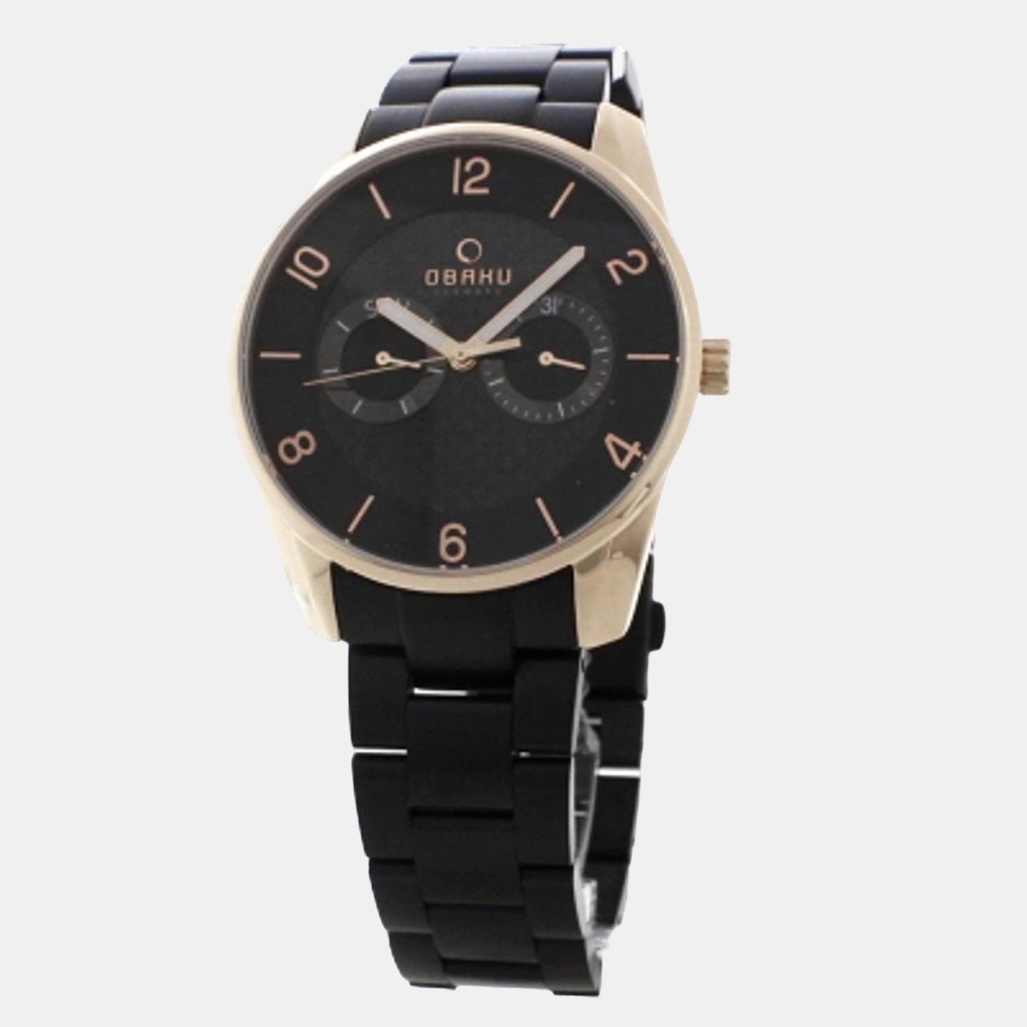 Obaku 40 mm Black Quartz watch