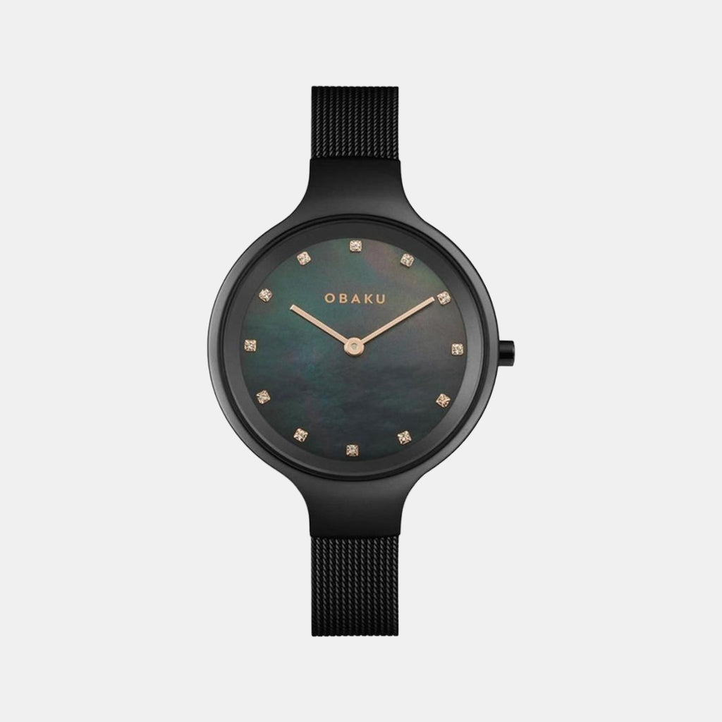 Obaku Round Two Tone Analog watch