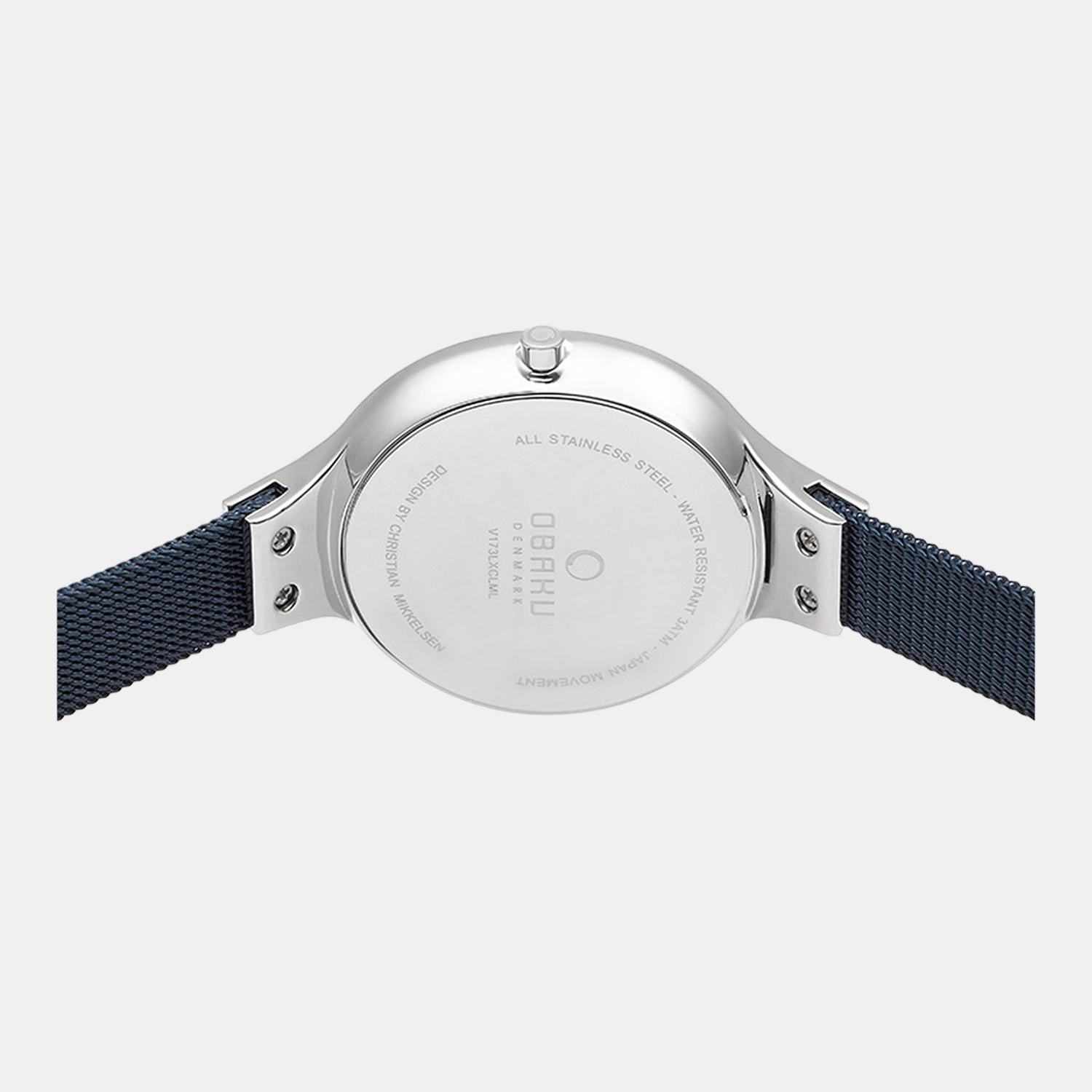 Obaku Stainless Steel Round watch