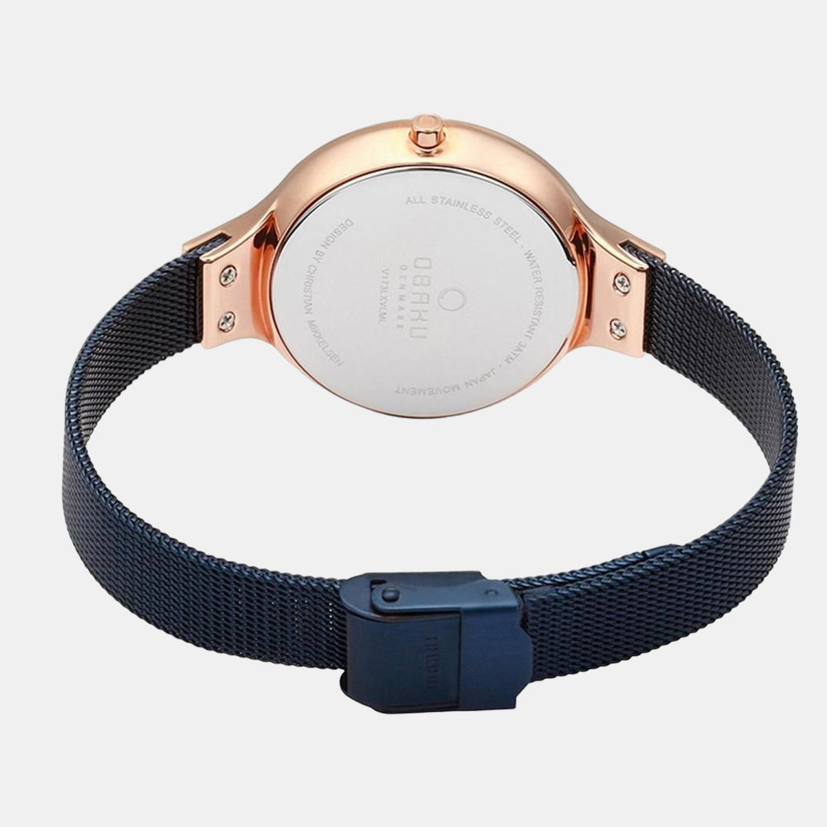 Obaku Women Round Blue watch