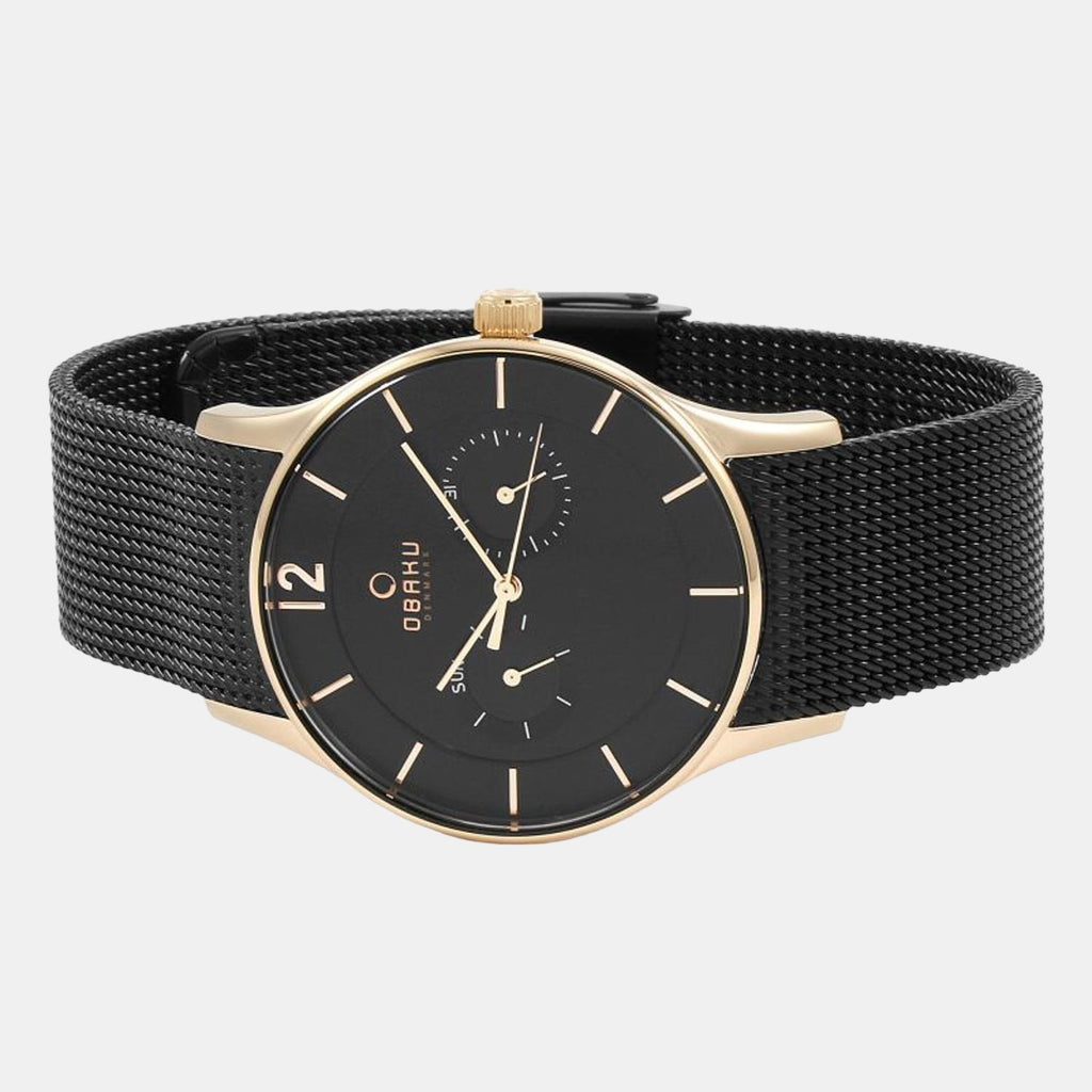 Obaku Stainless Steel Round watch