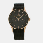 Obaku Round Brown Analog watch