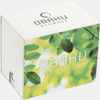 Obaku Women Round Brown watch