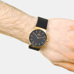 Obaku Men Round Black watch