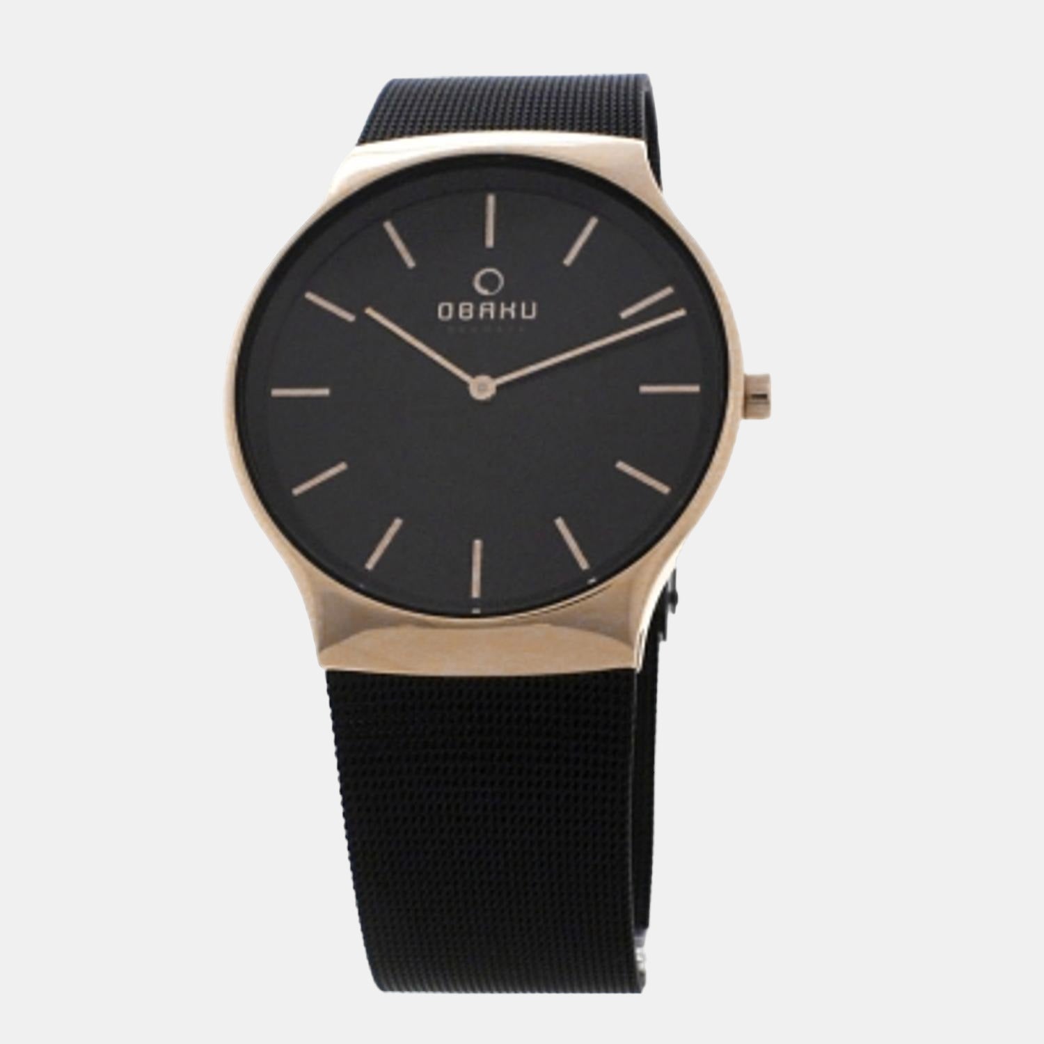 Obaku Stainless Steel Round watch