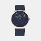 Obaku Round Blue Analog watch