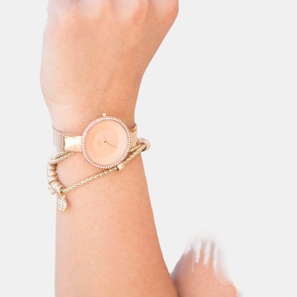 Obaku Stainless Steel Rose Gold watch