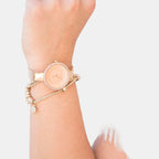 Obaku Stainless Steel Rose Gold watch