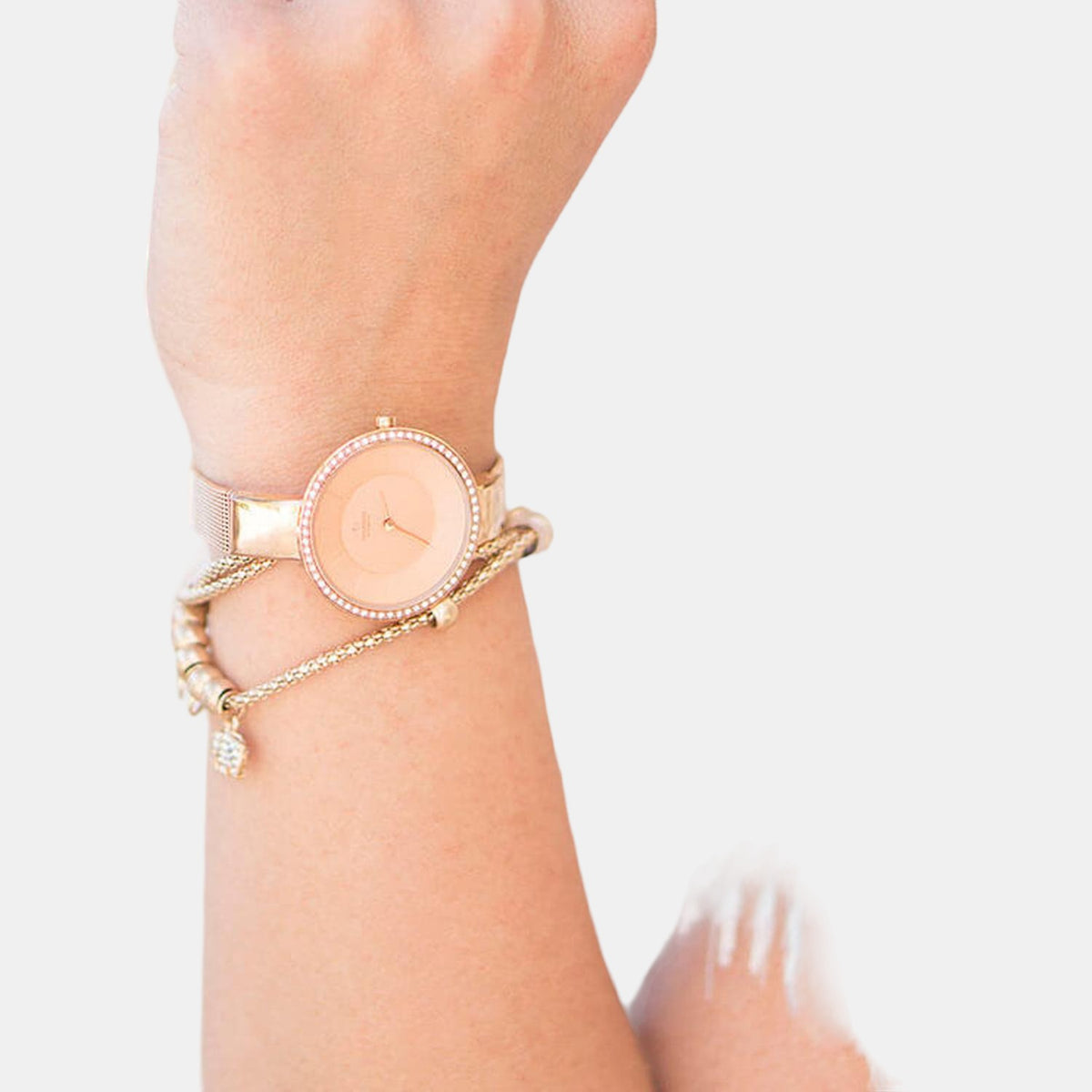 Obaku Stainless Steel Rose Gold watch
