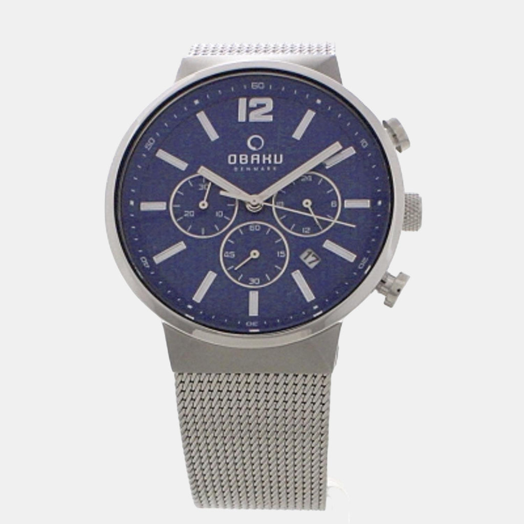 Obaku Stainless Steel Round watch