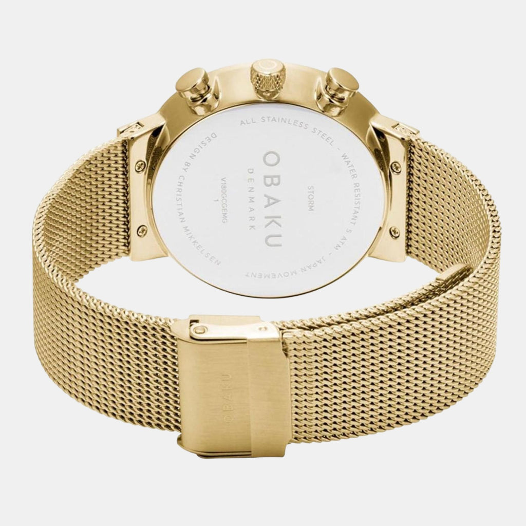 Obaku Men Round Green watch