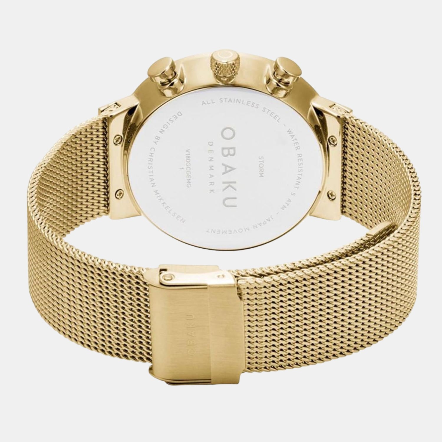 Obaku Men Round Green watch