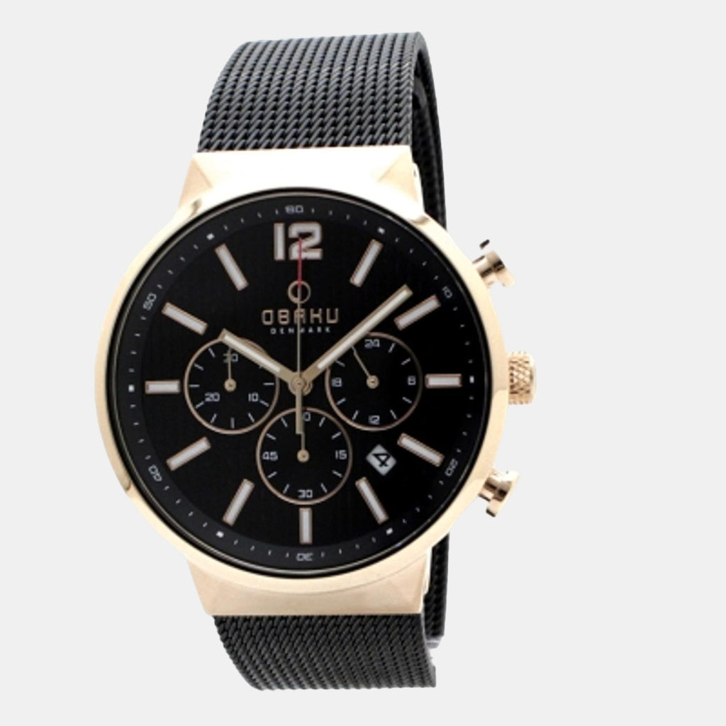 Obaku Stainless Steel Round watch