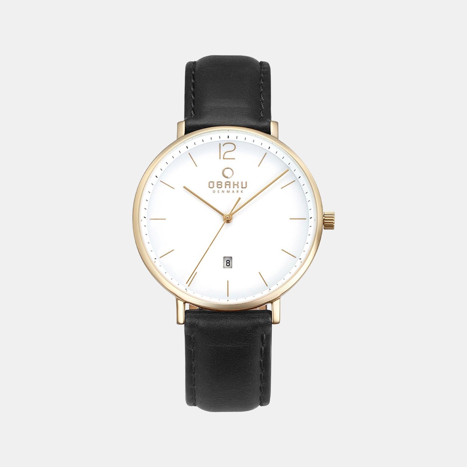 Female White Analog Leather Watch V181GDGWRB