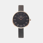 Obaku Round Black Analog watch