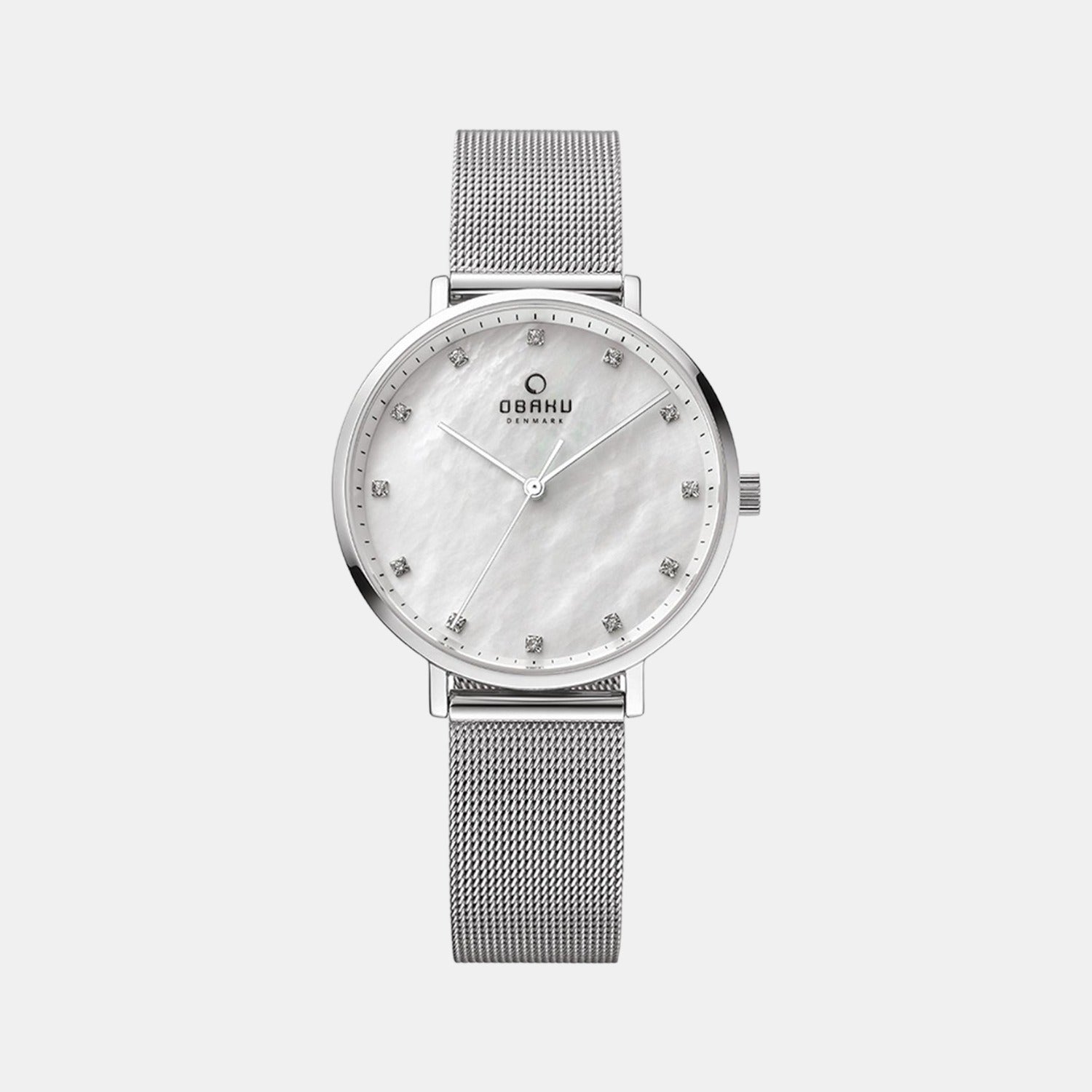 Obaku Round White Analog watch