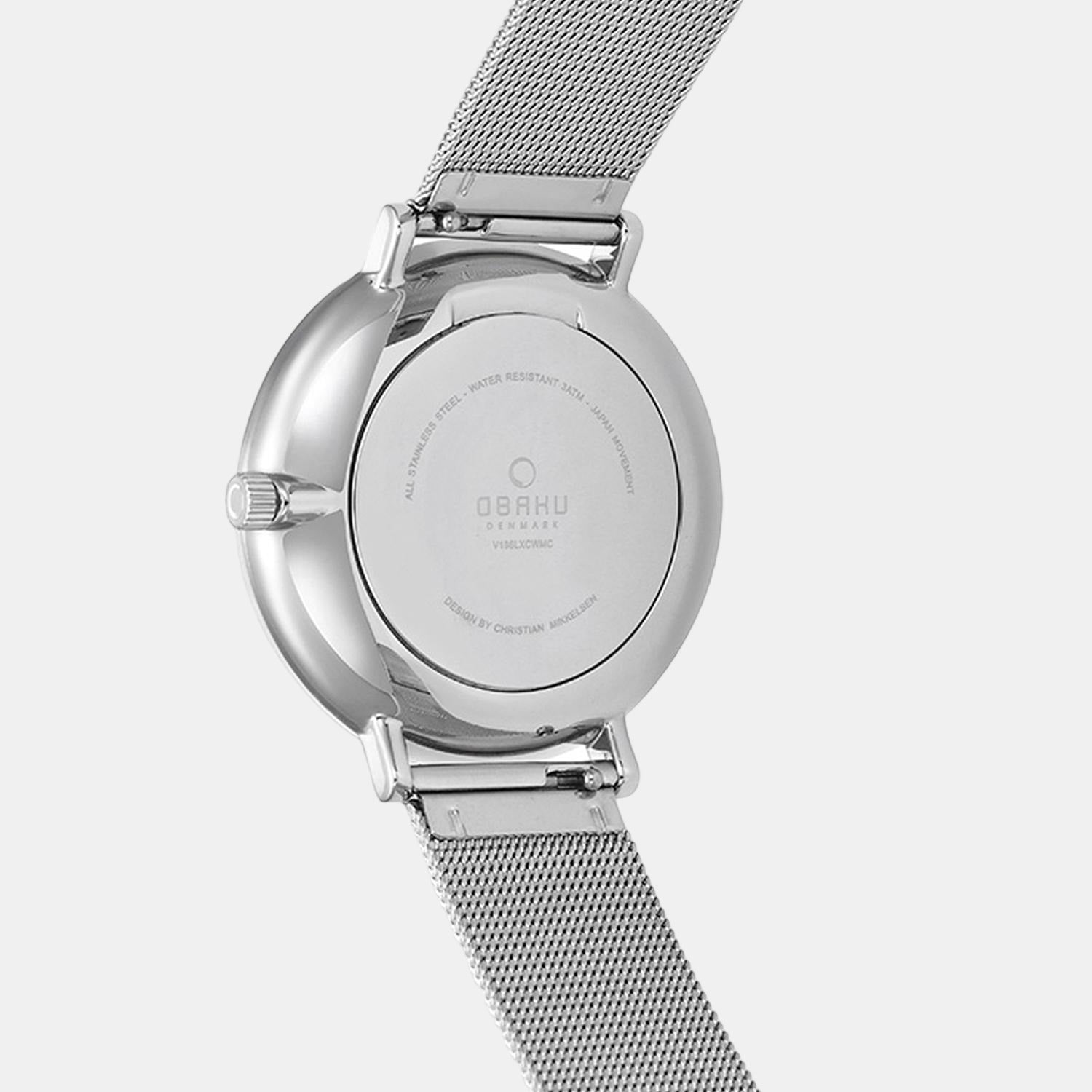 Obaku Women Round White watch
