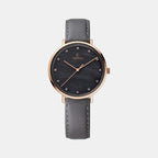 Obaku Round Black Analog watch
