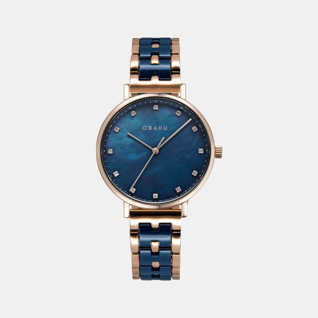 Obaku Round Mother Of Pearl Analog watch