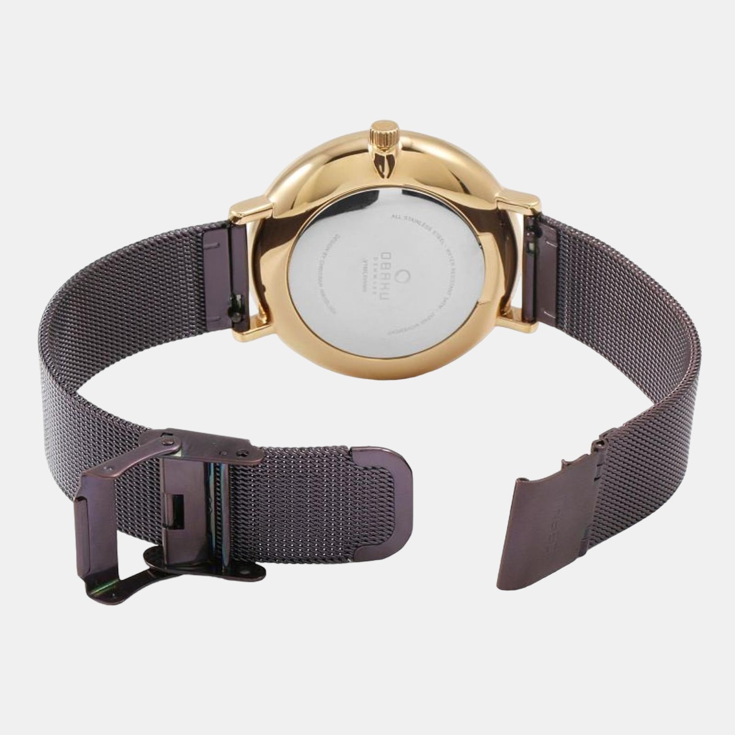 Obaku Round Quartz Analog Women watch