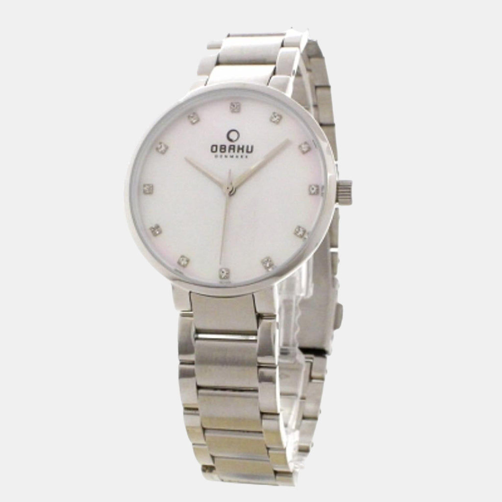 Obaku Stainless Steel Round watch