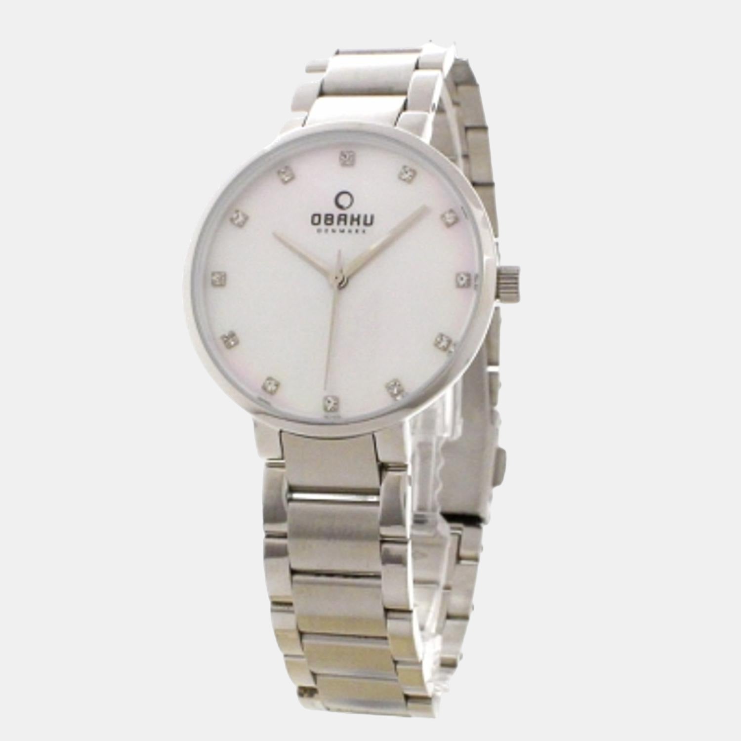 Obaku Stainless Steel Round watch