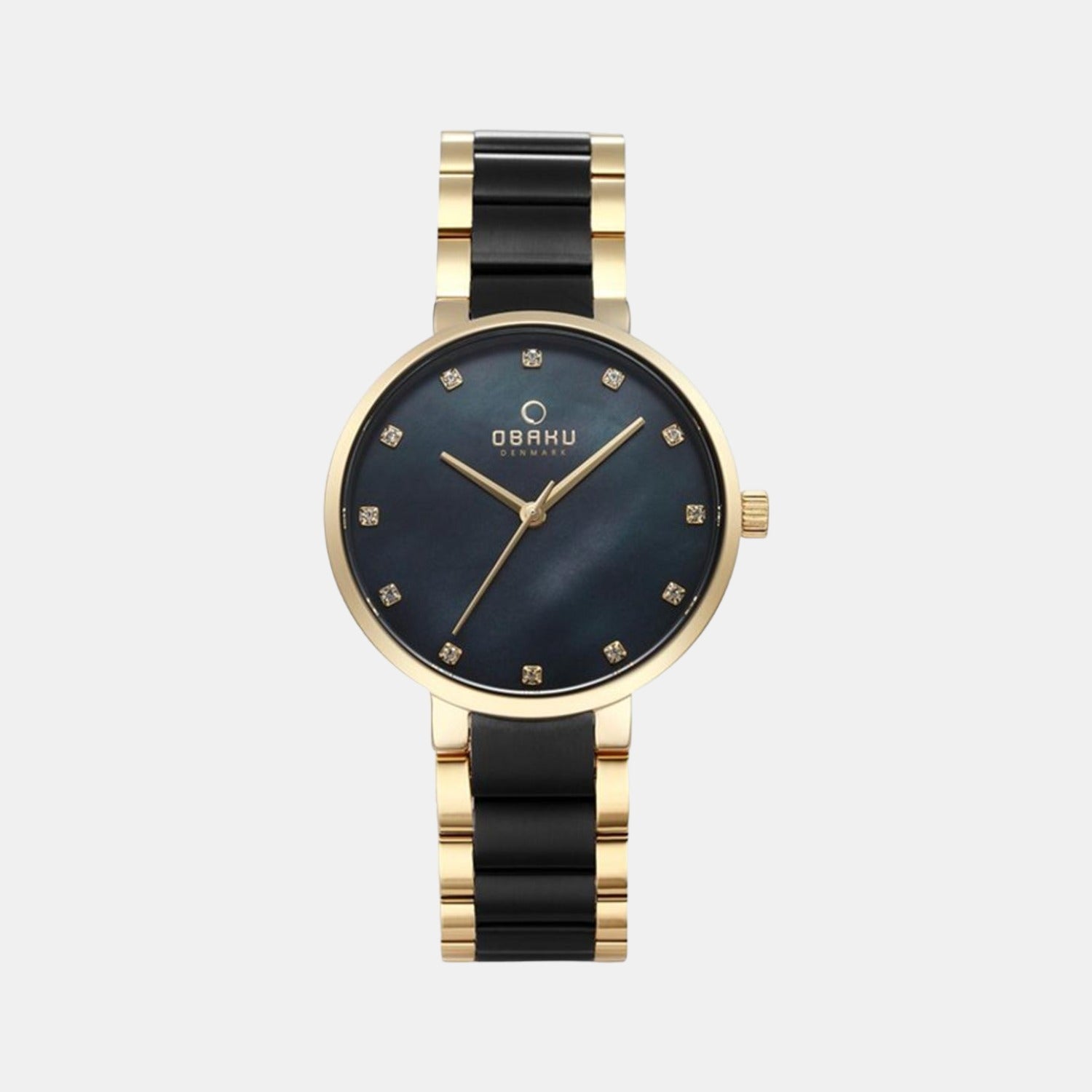 Obaku Round Black Analog watch
