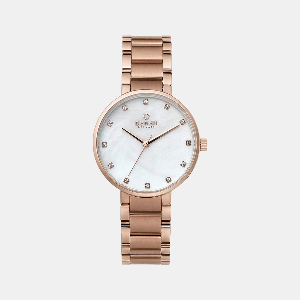 Obaku Round Mother Of Pearl Analog watch