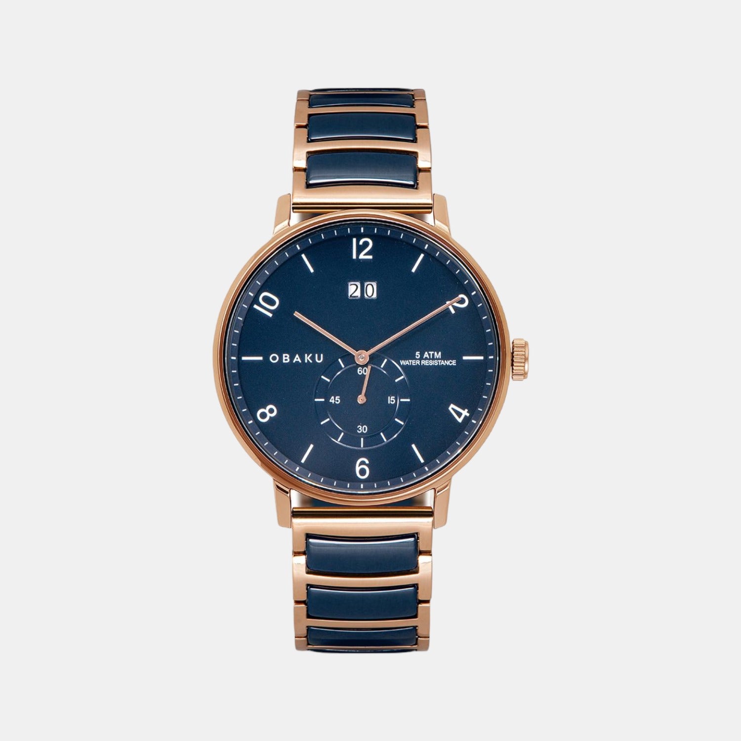 Obaku Round Blue Analog watch