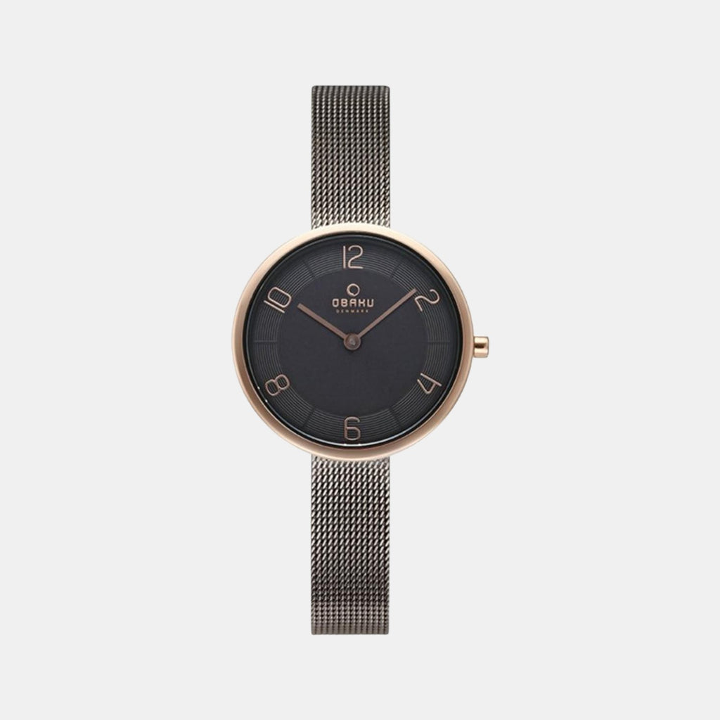 Obaku Round Grey Analog watch