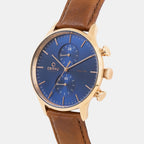 Obaku Men Round Blue watch