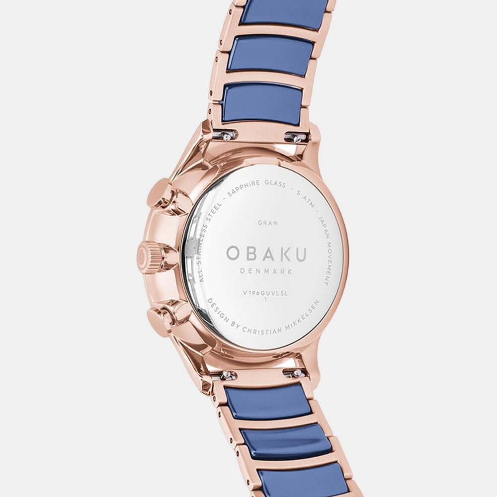 Obaku Stainless Steel Blue watch