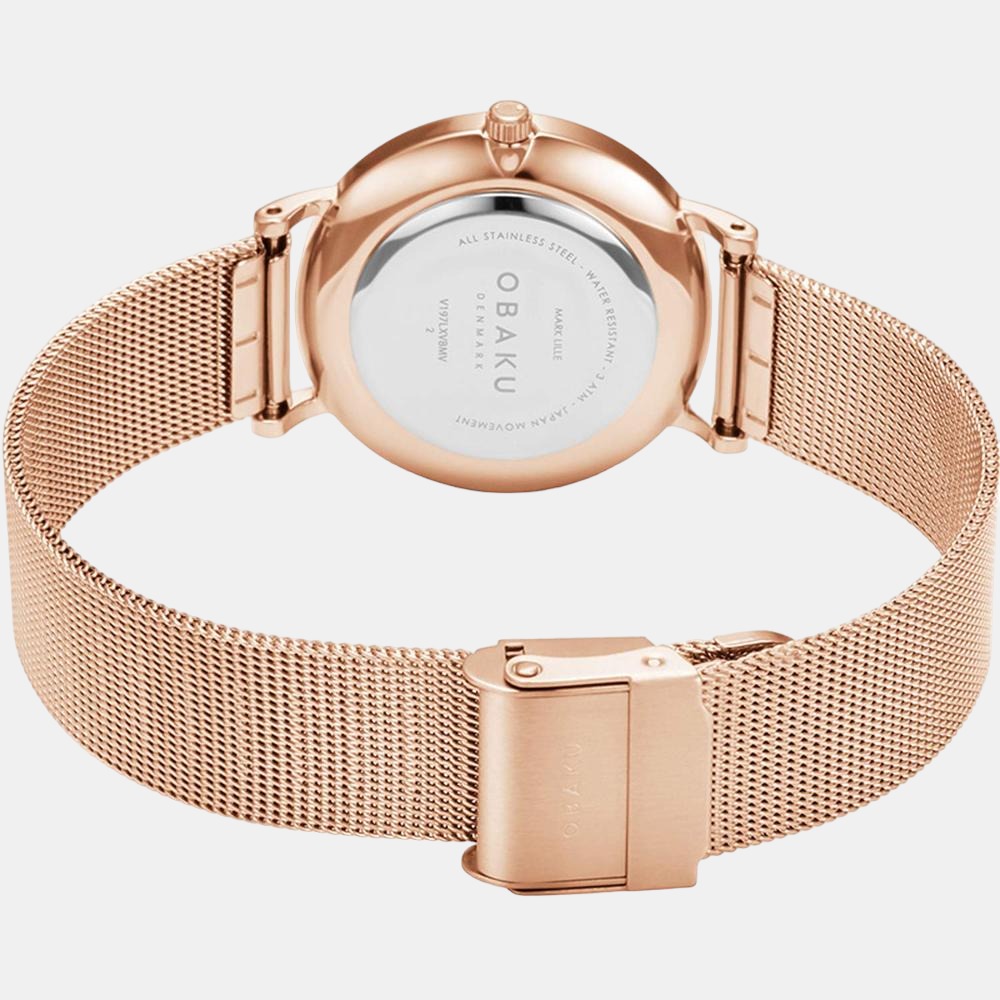 Obaku Men Round Black watch