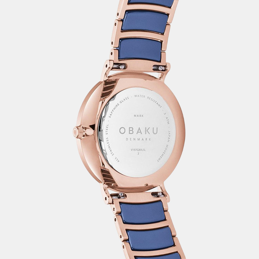 Obaku Stainless Steel Round watch