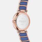 Obaku Stainless Steel Round watch