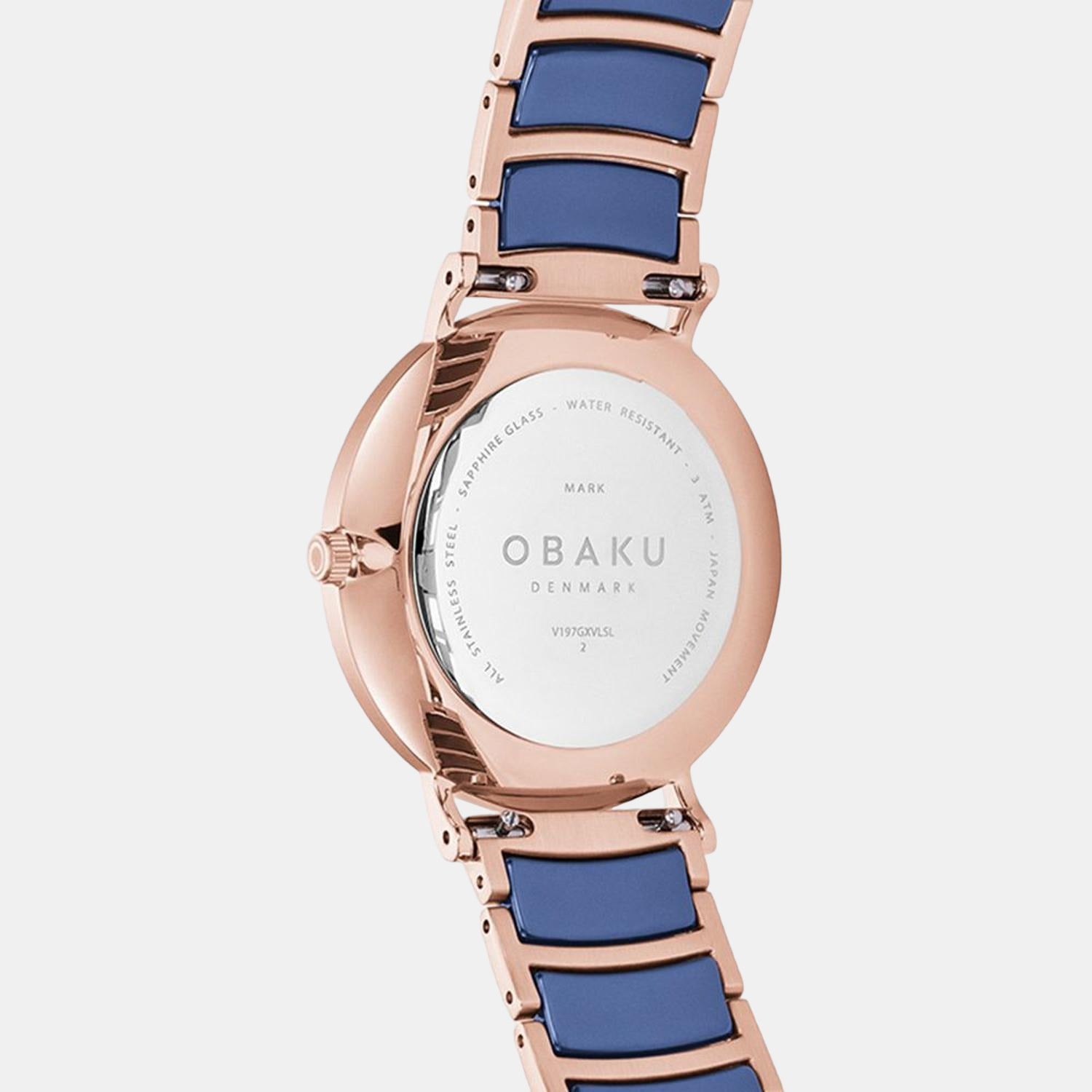 Obaku Stainless Steel Round watch
