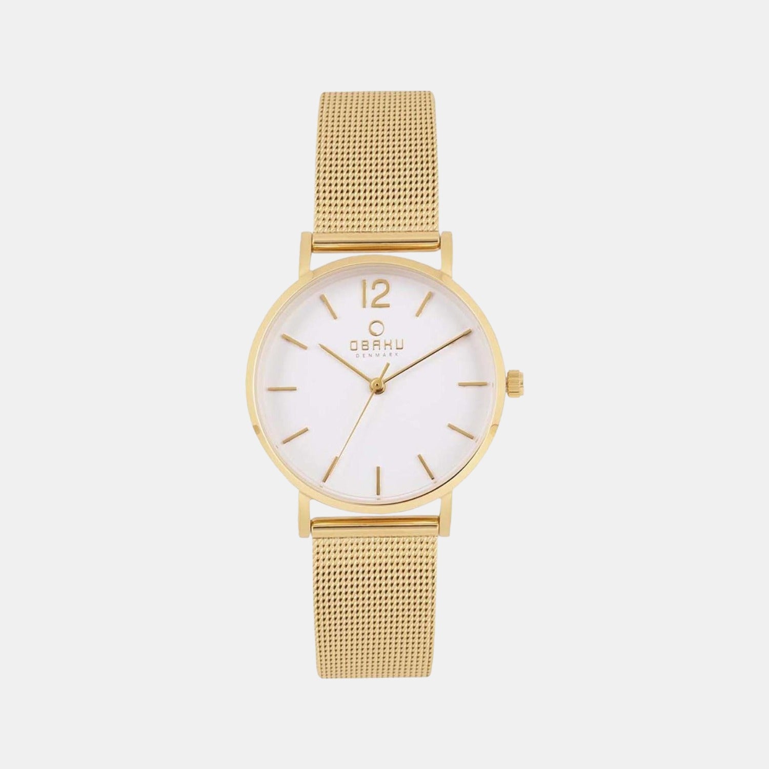 Obaku Round White Analog watch