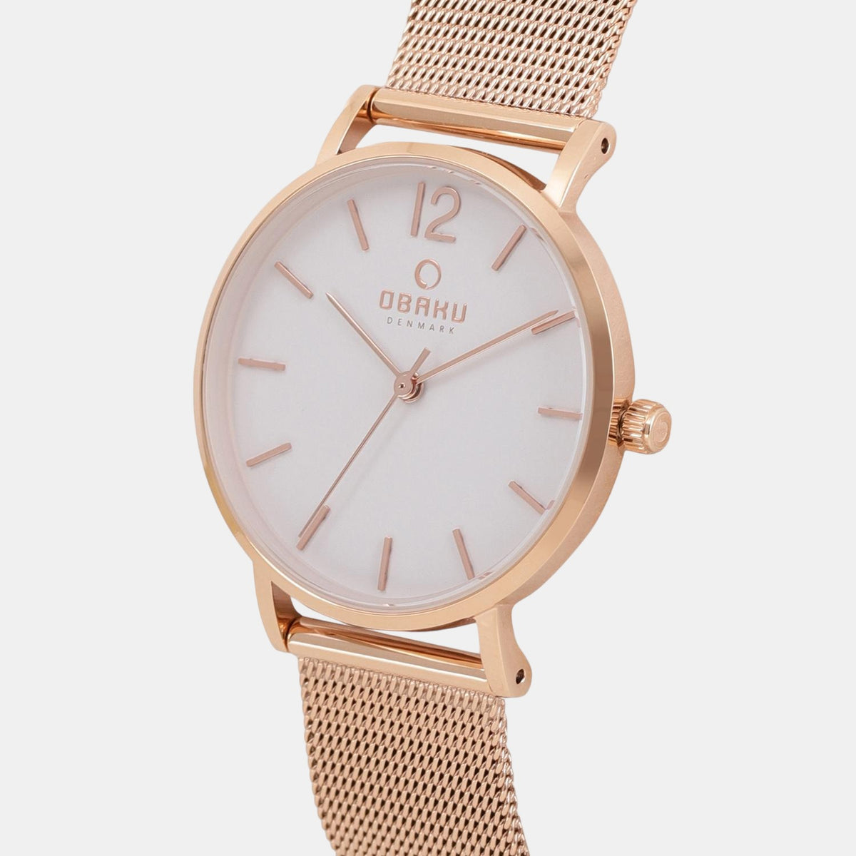 Obaku Stainless Steel Round watch