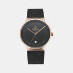 Obaku Round Black Analog watch