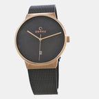 Obaku Stainless Steel Round watch