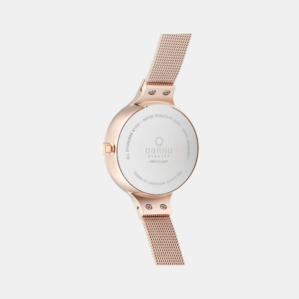 Obaku Women Round Grey watch