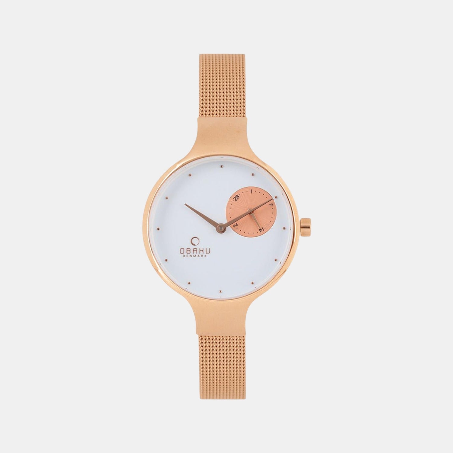 Obaku Round White Analog watch