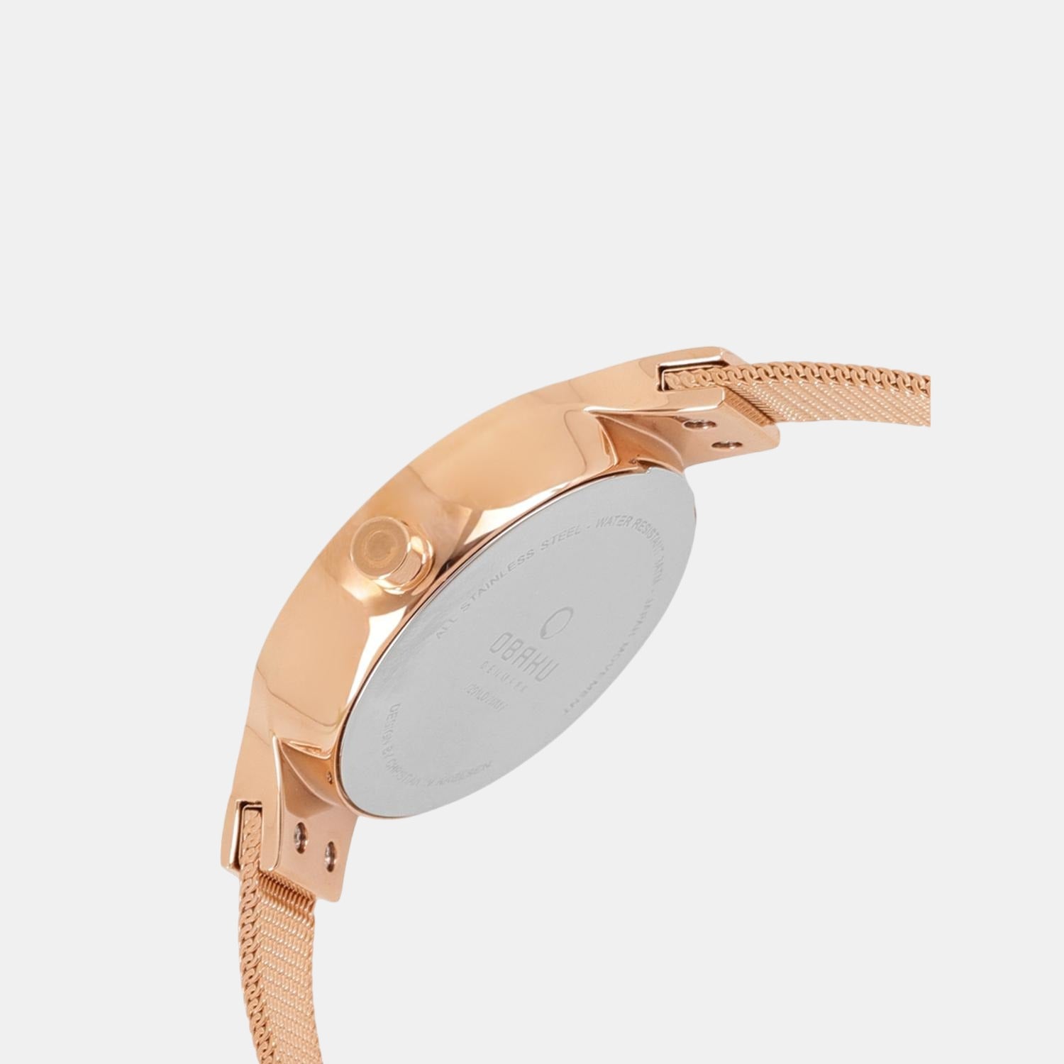 Obaku Women Round White watch