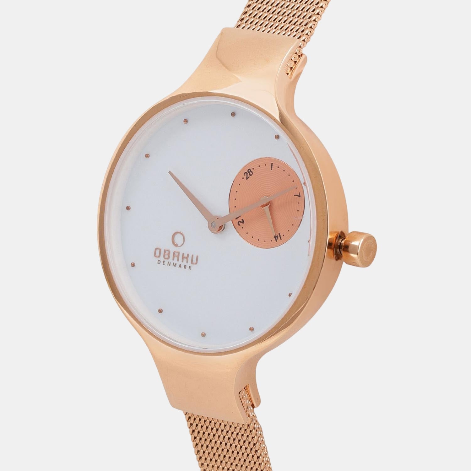 Obaku Stainless Steel Round watch